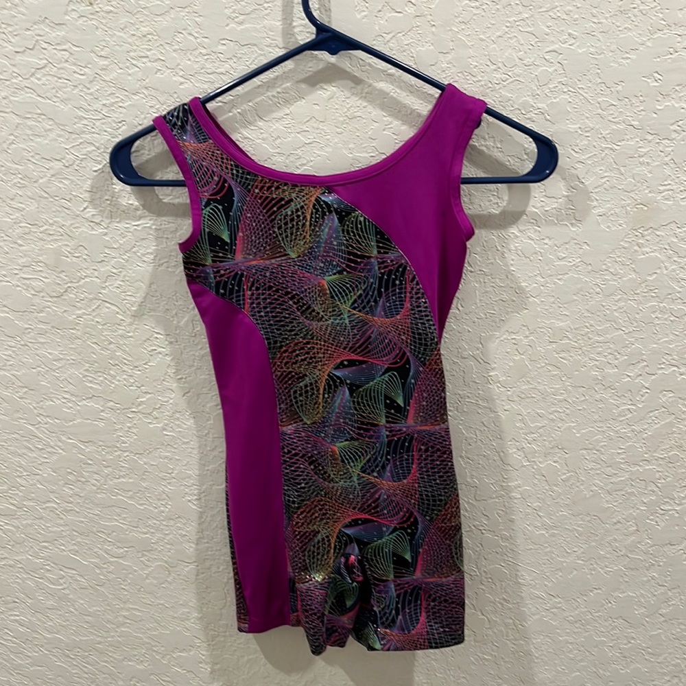 Purple galaxy leotard